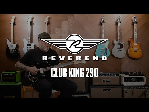 Reverend Club King 290 w/Bigsby - Deep Sea Blue PF fingerboard
