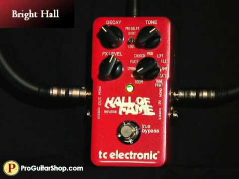 TC Electronic Hall Of Fame V1 Reverb Pedal w/ Box ( Pre Owned)