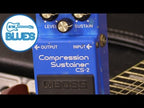 Vintage Boss CS-2 Compression Sustainer Pedal- Japan - August 1983 - Black Label (With BOX) ( Pre Owned ) 334400
