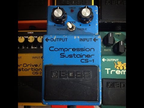 Vintage Boss CS-1 Compressor Pedal- Japan -June 1980 ( IN BOX) ( Pre Owned) 9500