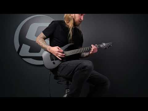 S by Solar AB4.61MC 22.5" Scale 3/4 Electric Guitar - Carbon Black Matte