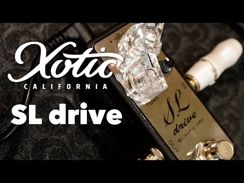 Xotic SL Drive Chrome Limited Edition Pedal with Voltage Doubler W/-Box (Pre Owned)