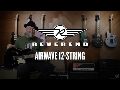 Reverend Airwave 12-String Electric Guitar - Venetian Pearl RW