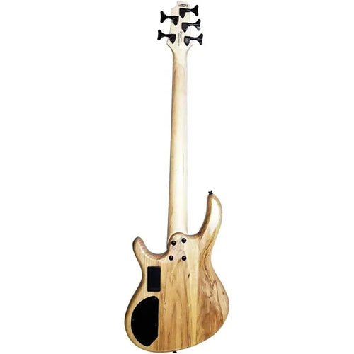 Cort Action DLX AS Swamp Ash Open Pore Natural 5 String Bass