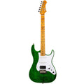 JET JS-600-TGR Flame Maple Top Electric Guitar- Transparent Green ( JS-600-TGR )